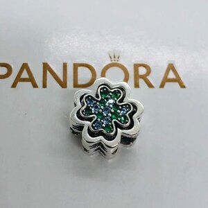 ✨🔥Pandora Splittable Four Leaf Clover Charm